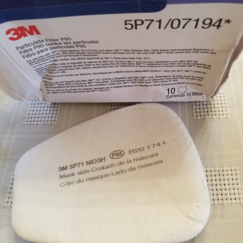 1 box of 3M air filters P95 new (9)